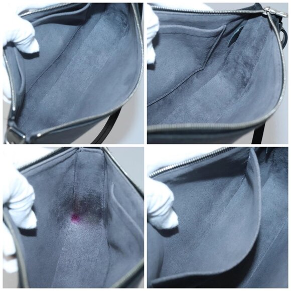 LOUIS VUITTON Epi Pochette Accessoires Accessory Pouch Black M52982 Auth 140897 - Picture 15 of 16